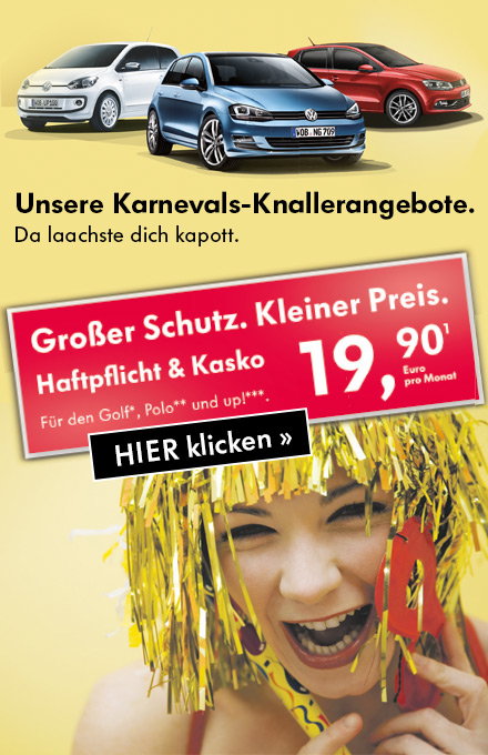 Karneval Versicherungs-Angebot